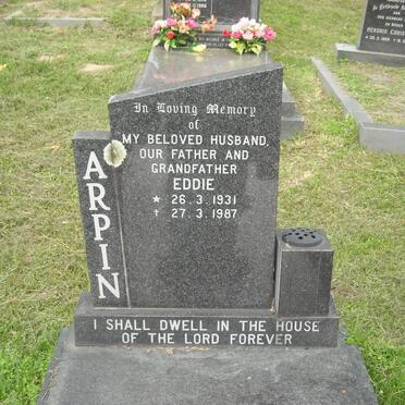 ARPIN Eddie 1931-1987