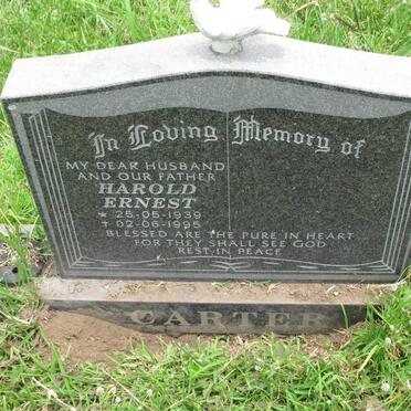 CARTER Harold Ernest 1939-1996