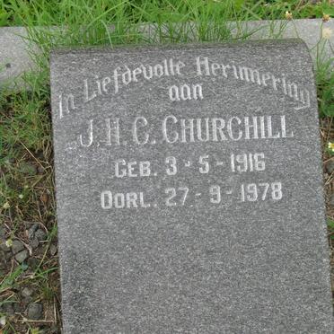 CHURCHILL J.H.C. 1916-1978