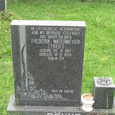 DOHNE Frederik Watermeyer 1917-1979