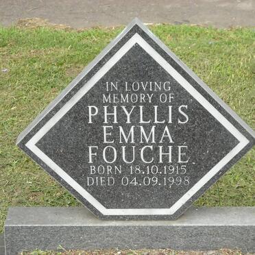 FOUCHE Phyllis Emma 1915-1998