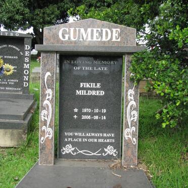 GUMEDE Fikile Mildred 1970-2006