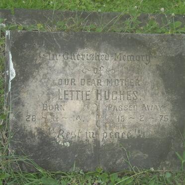 HUGHES Lettie 1914-1975