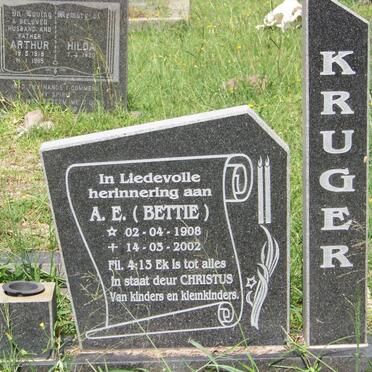 KRUGER A.E. 1908-2002
