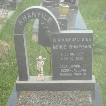 KHANYILE Isikhumbuzo Sika 1995-2003