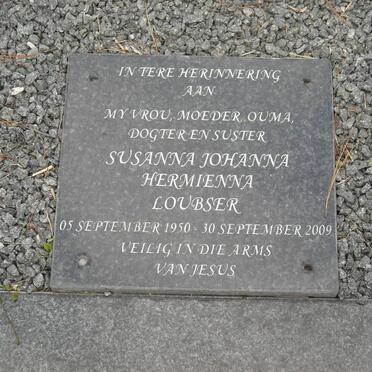 LOUBSER Susanna Johanna Hermienna 1950-2009