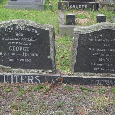 LUITERS George 1910-1974 &amp; Marie 1916-1979