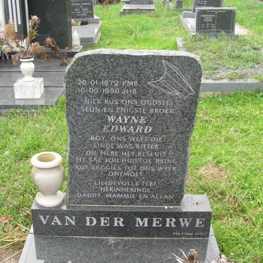 MERWE Wayne Edward, van der 1972-1996
