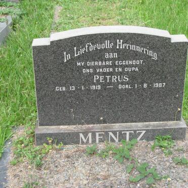 MENTZ Petrus 1919-1987