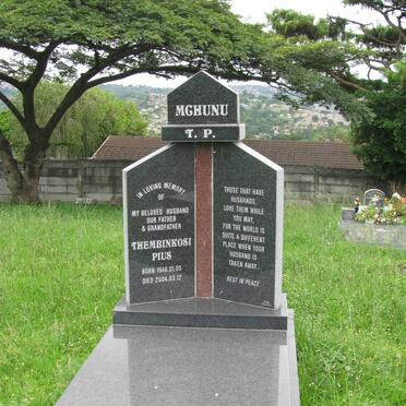 MGHUNU Thembinkosi Pius 1946-2004