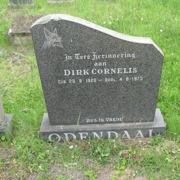 ODENDAAL Dirk Cornelis 1920-1973