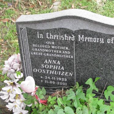 OOSTHUIZEN Anna Sophia 1923-2001