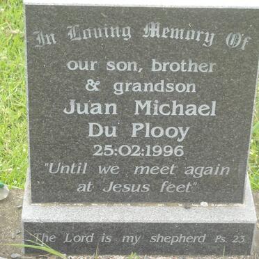 PLOOY Juan Michael, du -1996