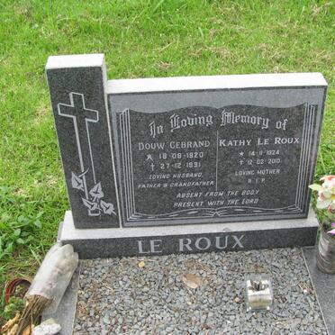 ROUX Douw Gebrand, le 1920-1991 &amp; Kathy 1924-2010