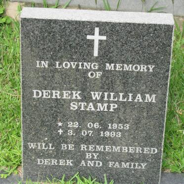 STAMP Derek William 1953-1993