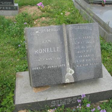 SIMPSON Ronelle 1963-1979