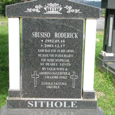 SITHOLE Sbusiso Roderick 1952-2003