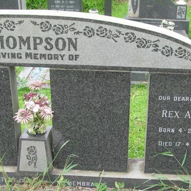 THOMPSON Rex Allan 1954-1982