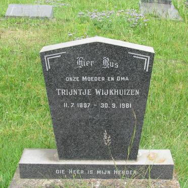 WIJKHUIZEN Trijntje 1897-1981