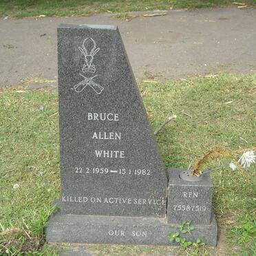 WHITE Bruce Allen 1959-1982