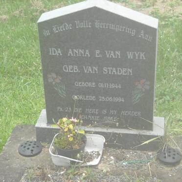WYK Ida Anna, van nee VAN STADEN 1944-1994