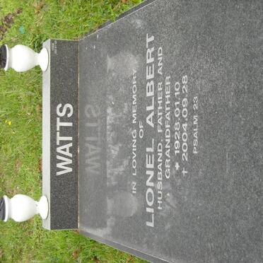 WATTS Lionel Albert 1928-2004