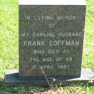 COFFMAN Frank -1987