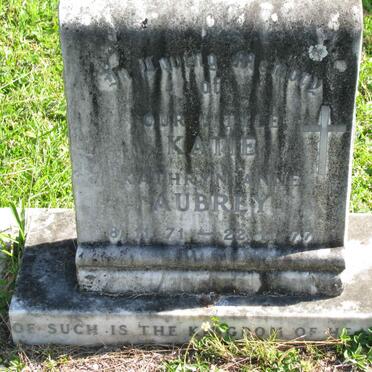 AUBREY Katheryne Anne 1971-1977