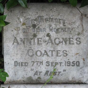 COATES Annie Agnes -1950