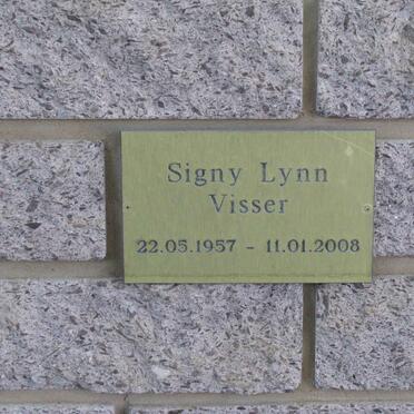VISSER Signy Lynn 1957-2008