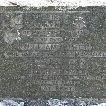 MOWER William -1946 &amp; Ellen -1965