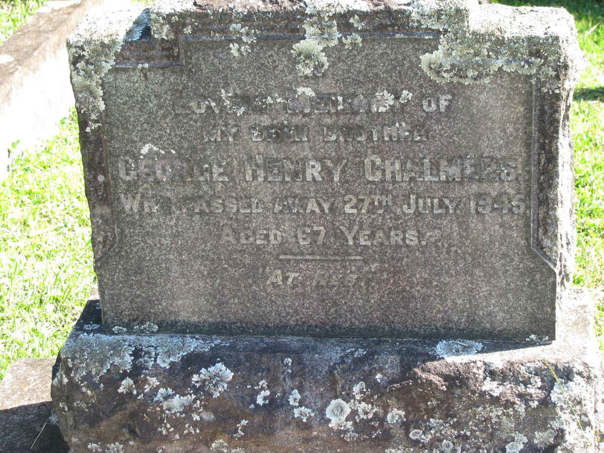 CHALMERS George Henry -1945