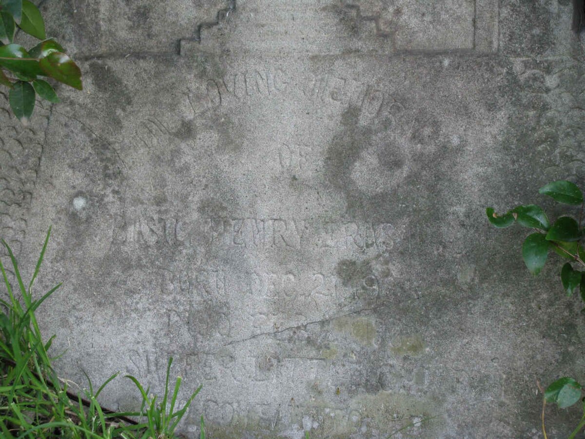 ERASMUS Basil Henry 1928-1931