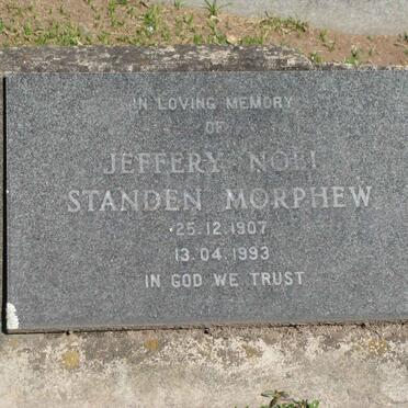 MORPHEW Jeffrey Noel Standen 1907-1993