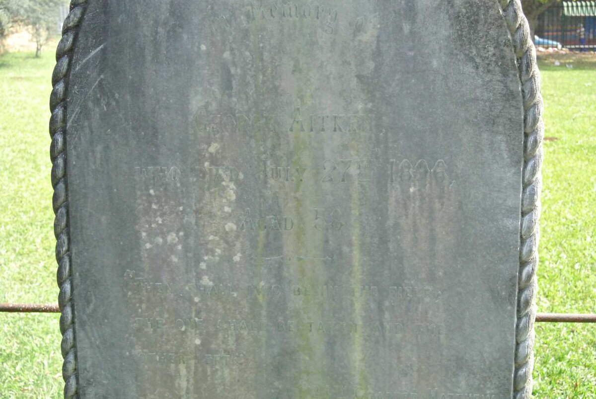 AITKEN George -1896