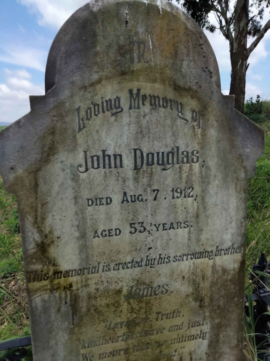 DOUGLAS John -1912