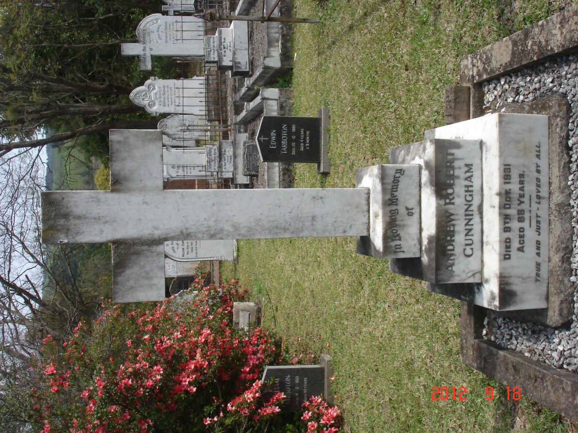 CUNNINGHAM Andrew Robert -1931