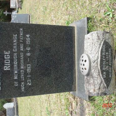 RIDGE Gordon Dudley 1913-1964 :: RIDGE Ian Dudley -1979