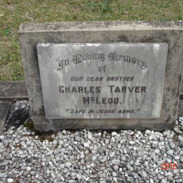 MCLEOD Charles Tarver