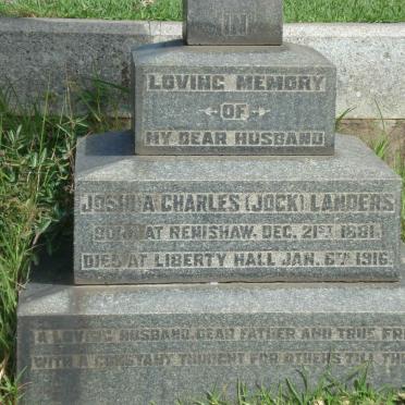 LANDERS Joshua Charles 1881-1916