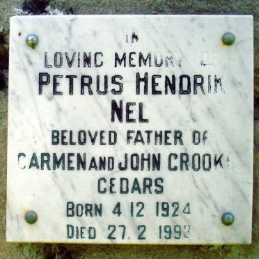 NEL Petrus Hendrik 1924-1993