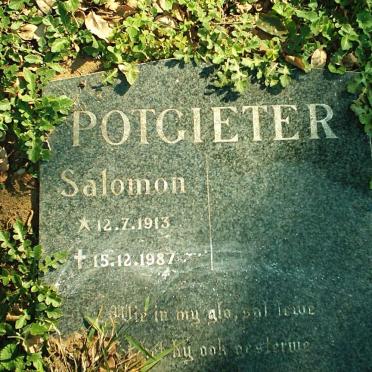 POTGIETER Salomon 1913-1987