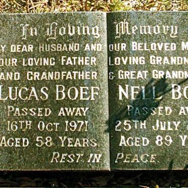 BOEF Lucas -1971 &amp; Nell -2003