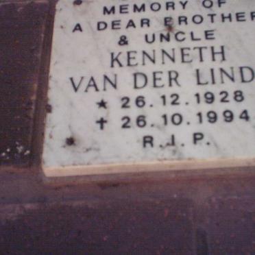 LINDE Kenneth, van der 1928-1994