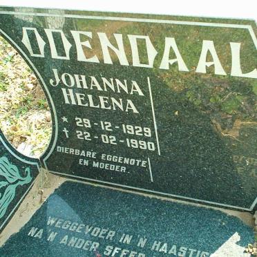 ODENDAAL Johanna Helena 1929-1990