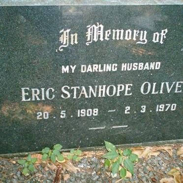 OLIVER Eric Stanhope 1908-1970