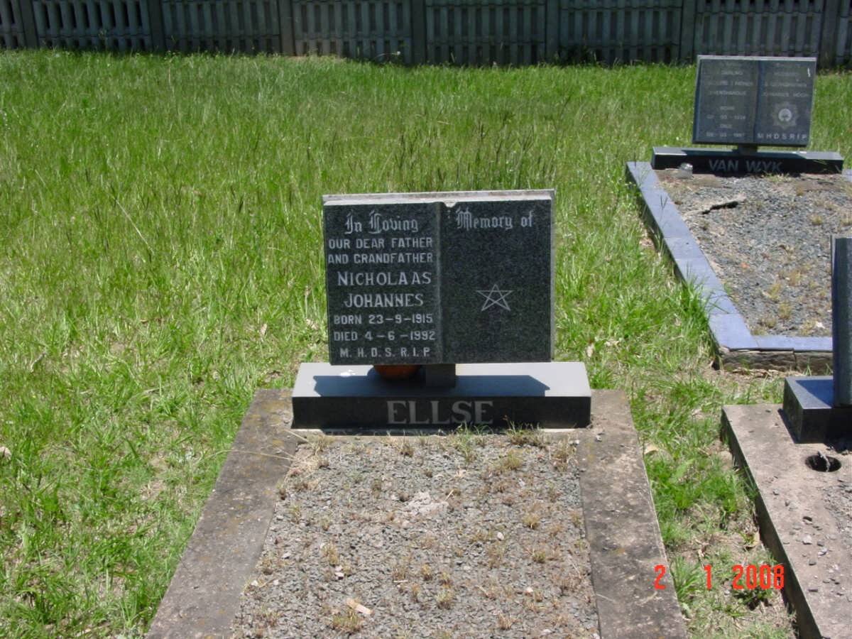 ELLSE Nicolaas Johannes 1915-1992