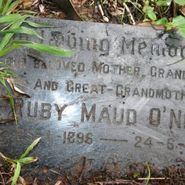 O'NEILL Ruby Maud 1896-1981