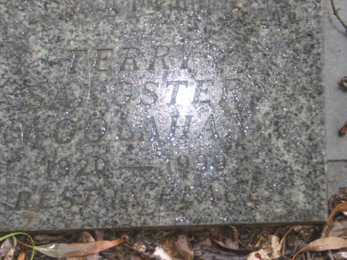 SANGSTER Terry nee WOOLAHAN 1920-1999