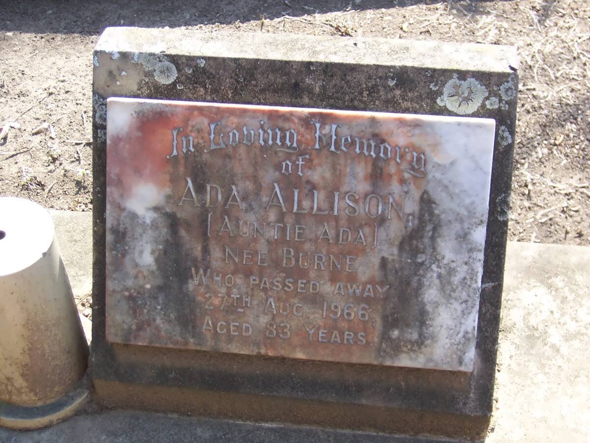 ALLISON Ada nee BURNE -1966